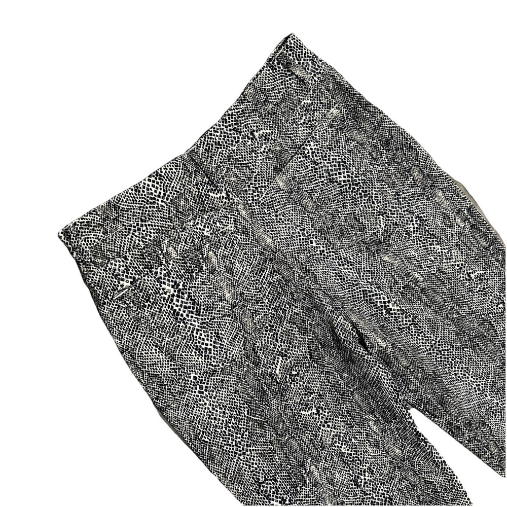 Paolo Santini Studio Snakeskin Print Suit Blazer Pants Womens Size 6 Stretch - Picture 9 of 15